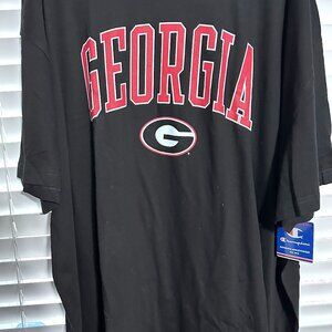 University of Georgia - Short Sleeve black T-Shirt Size Men's 4XL